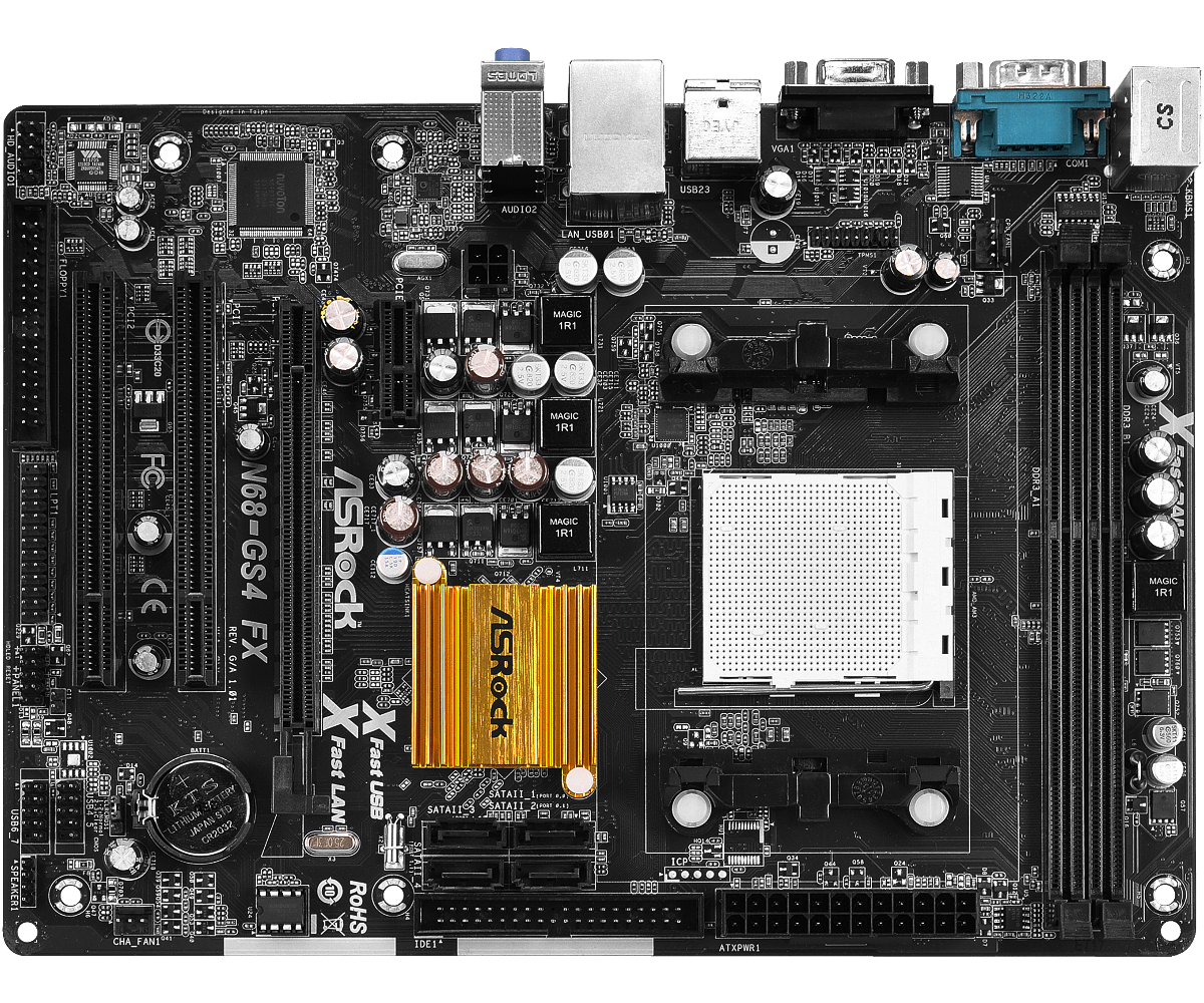 Asrock n68 gs4 fx обзор